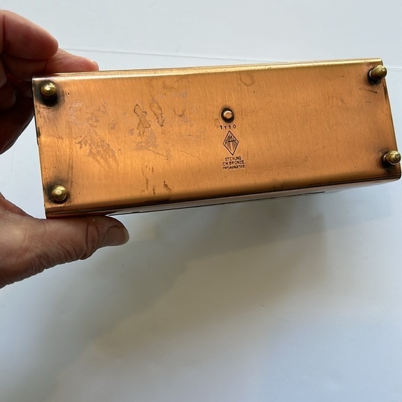 Heintz Art Metal Studio Vintage Bronze Letter Document Holder - Picture 7 of 13